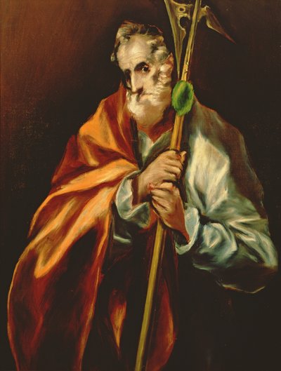 St. Jude Thaddeus, 1606 by El Greco